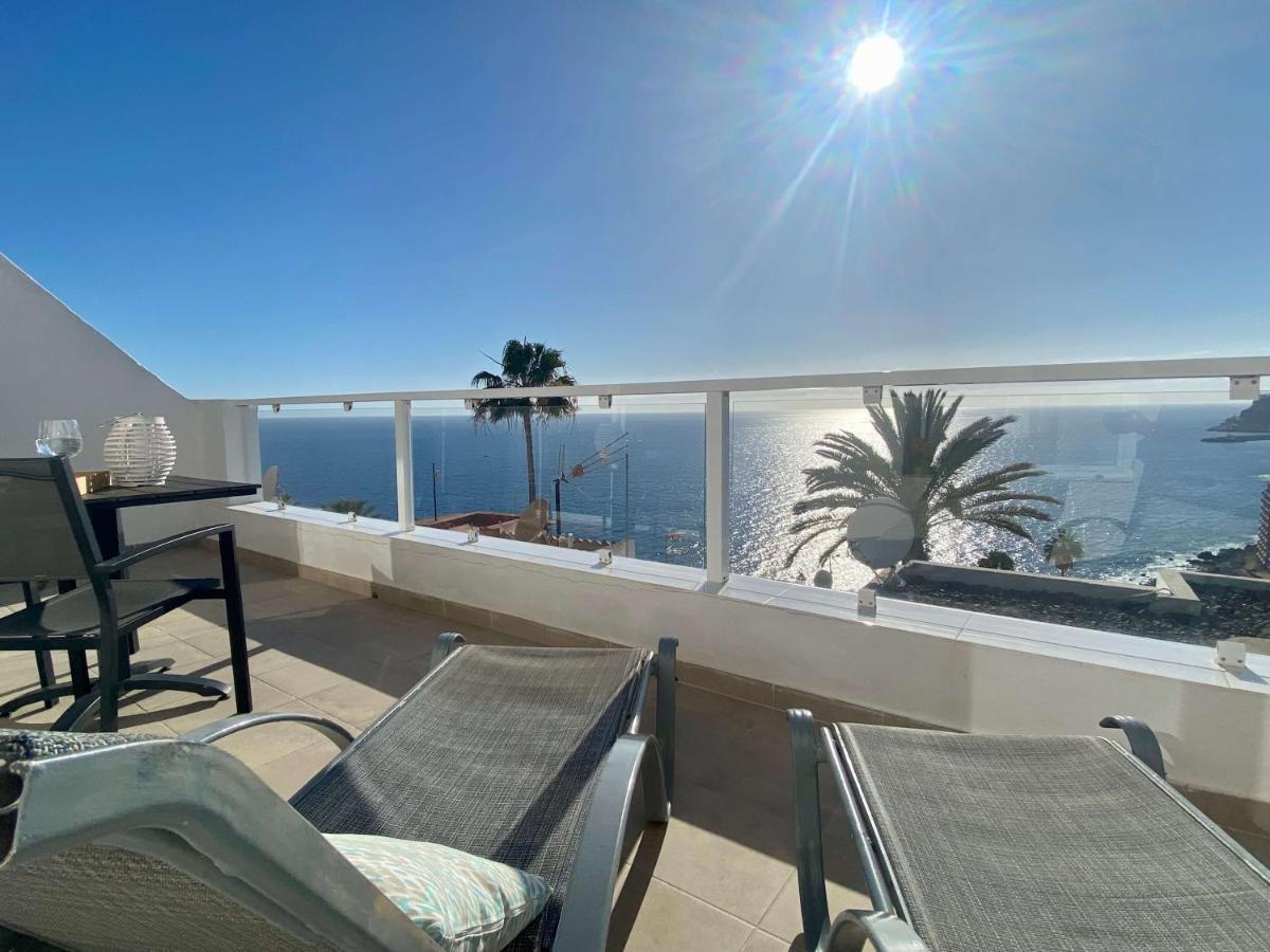 Casa Aita - Refurbished Apartment With Unparalleled Sea View Mogan Luaran gambar